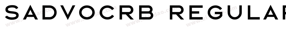 Sadvocrb Regular字体转换